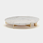 Designed by Grace Souky in London, the T4 Cake Stand in brass and marble is the perfect addition to any kitchen.