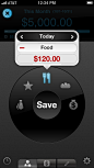 MoneyTron开支跟踪手机界面设计，来源自黄蜂网http://woofeng.cn/mobile/