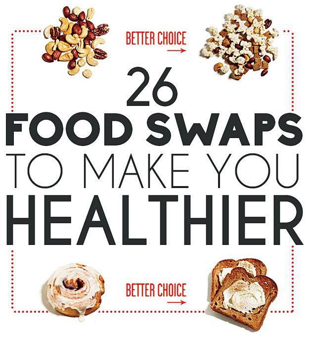 26 Food Swaps To Mak...