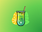 Cocktail chemist icon 3#插画##瓶子##配色#