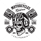 式摩托车标志模板-杂项矢量Vintage Motorcycle Logo Template - Miscellaneous Vectors自行车、交叉、司机、发动机、设备的脸,车库,护目镜,头上,头盔,人类,说明,铭文,标志,金属,汽车,摩托车,摩托车,摩托车手,部分,活塞,赛车,修复,骑手,骨架,头骨,速度、运输、矢量、车辆 bike, crossed, driver, engine, equipment, face, garage, goggles, head, helmet, human, illu