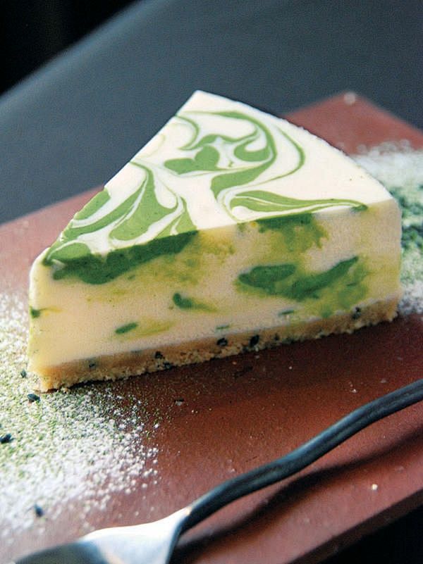 Green tea cheese cak...