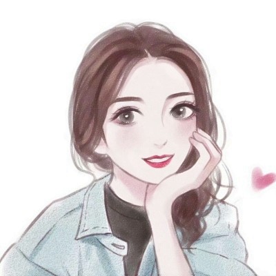 手绘头像女生小清新