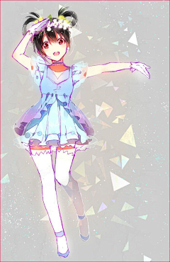 sky～侨采集到漫画美女