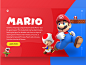 Mario Landing Page图形设计插图设计ui-designer网站userinterface uiux ux ui webdesign webui mariowebdesign mario