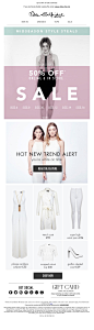 Miss Selfridge - Hot New Trend Alert? You're White On Time