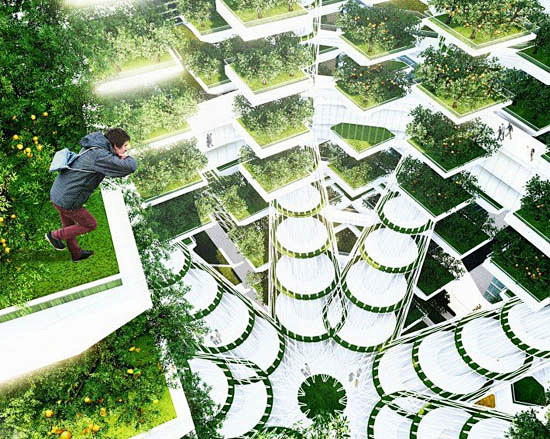 首尔Skyfarm垂直农场创意设计