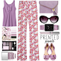 Featured in Polyvore's "How to Wear Printed Pants"