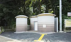 日本 公共厕所 白色 建筑师 透明 公共空间 手绘 概念图