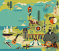 Map illustrations

Cartography can be technical, but map illustrators are more often tasked with creating friendly guides that give a visual flavour of world cities and other tourist destinations. The best map illustrators can be called upon to accurately