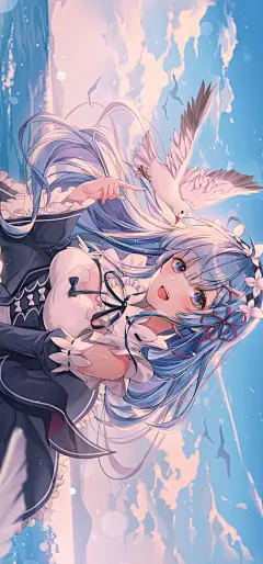 ttosom  二次元少女  
动漫壁纸  长发蕾姆