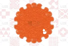 2022年日本新年贺卡，日本图案，雪花和葫芦