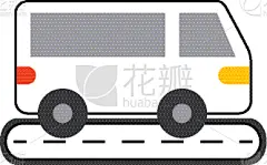 汽车,街道,车轮,面包车,巴士,分离着色,商务,货物集装箱,交通,运输
