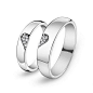 Personalized Half Heart Shaped Promise Rings by onlyuniquegifts, $49.00