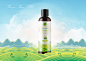 Natural Shampoo Packaging - Pomelo Essential Oil : Pure natural ingredients and millenary healing methods are the inspiration for the range of fresh herbal products.-------Client : Hose of ChaySOW: Redesign Packaging