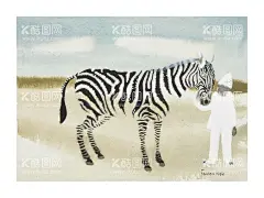 手绘斑马动物装饰画  - 源文件下载【酷图网】斑马,动物,小斑马,马,卡通,手绘,