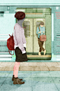 这个世界除了我，全是别人。   When i see you 作者：Xuan loc Xuan  插画 涂鸦 水彩 场景