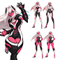 Leily, Jesse Li : Leily's one of the characters I did for my grad fighting game project. Here's some of the design work, you can view the full 100 page pdf here for free download! https://gumroad.com/l/specsh