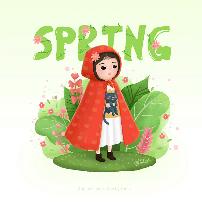 春——色彩搭配，春暖花开