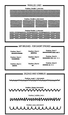ai笔刷素材插画画笔铅笔素描水彩油漆马克笔勾线噪点矢量笔刷371-淘宝网