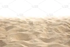 特写沙子纹理背景在夏季