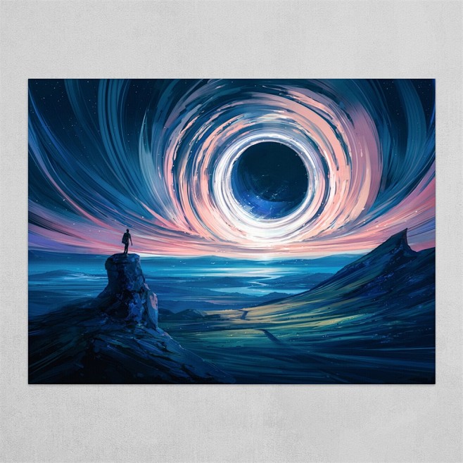 暮色夕阳！10 张唯美光影插画