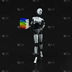 机器人- 3D插图