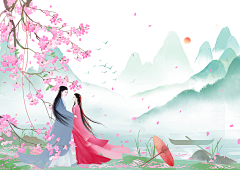 古风收集君采集到〔 鹊桥仙 〕一世一双人 °