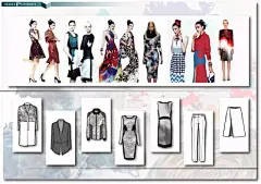 如何画一手漂亮的服装款式图？（有方法、有技巧、有案例）更有一套完整的设计方案！_符合人体 : 由于手绘款式图绘画比效果图绘画简单，能够快速地把款式图的特点表现出来，因此在服装企业里设计师更多地是画平面款式图。 徒手绘制的款式图线条比较流畅，有活力，较随意，没有“生产款式图”严谨，多为设计手稿，是表…