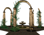 Arched Garden by BrokenWing3dStock