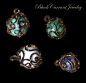 Wrapped Planets by blackcurrantjewelry
