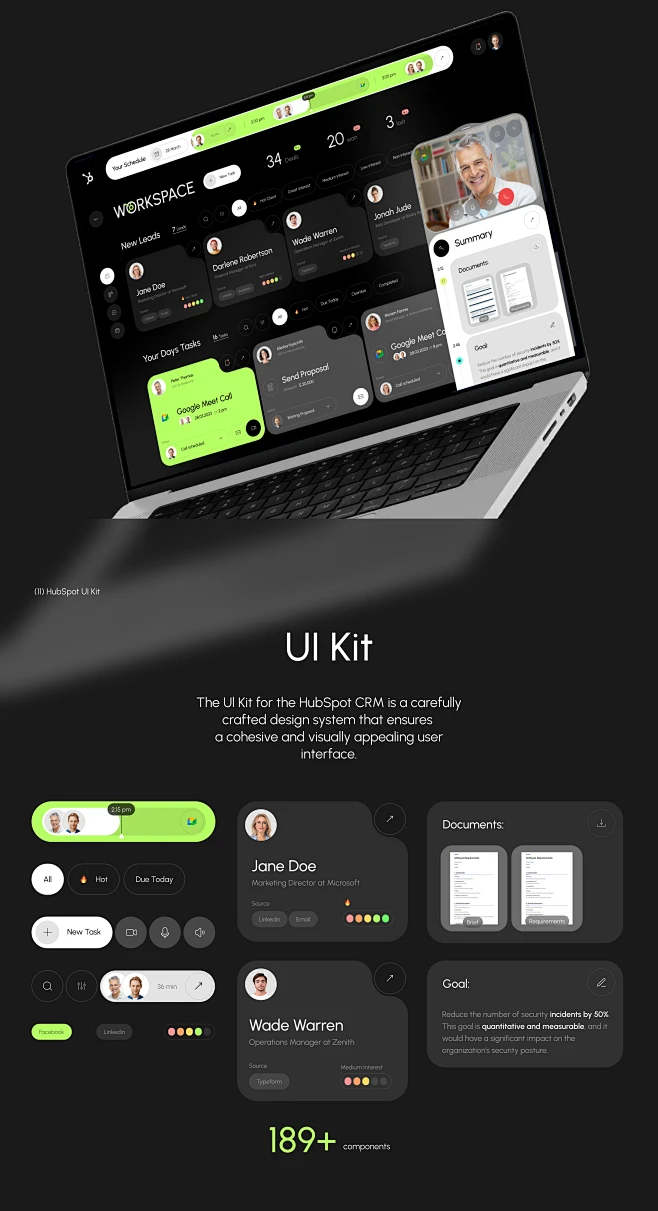 HubSpot CRM - UX UI Design-花瓣网