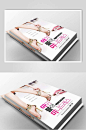 高跟鞋韩文粉色宣传单展示样机-众图网