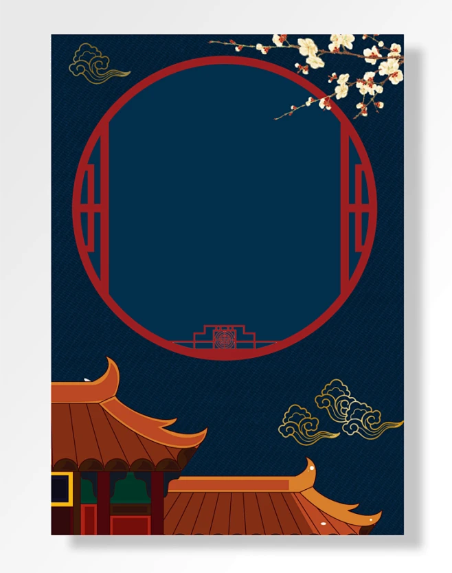 古风海报背景-花瓣网