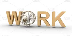 男商人,职业,捕获的,社会保险,褐色,车轮,水平画幅,无人,绘画插图,情绪压力