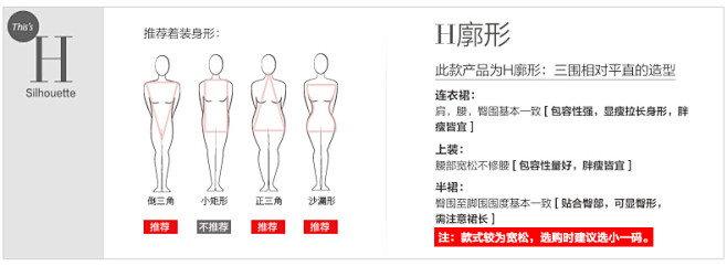 版型H