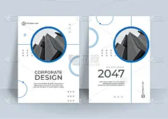 企业摘要背景商业书籍封面设计模板。矢量插图的小册子，名片，公司封面，海报，展示设计，公事包，传单，横