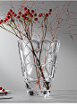 德国Nachtmann创意水晶玻璃花瓶 客厅透明鲜花百合插花器欧式简约-淘宝网