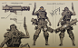 Drongo, Zak Foreman : Concept art I did for paragon's Hero "Drongo"