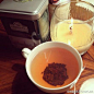 [唯爱SJ13]141112东海ins更新： Good night London with #Candle & Earl Grey Tea !!