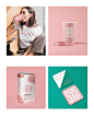 可爱甜蜜！咖啡厅品牌VI设计 - 优优教程网 - UiiiUiii.com : 配合品牌名称，选取可爱的甜蜜的色彩，同时在 Logo 和包装设计上添加“糖”的元素，整体视觉效果更加活泼。