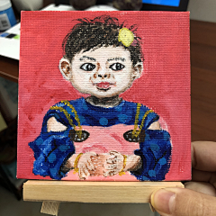 天上星星亮晶晶采集到M丙烯画