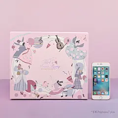 方森园音乐派对少女心礼盒立体樱花婚礼伴手礼礼品盒ins包装盒