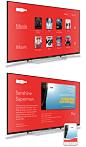 Coca-Cola FM & TV : Smart TV, Apple TV and iOS applications.We have made a stylish and modern design of the application following the style of a trademark with more than a hundred-year history at the same time. The application users are able to easily