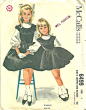 1960s McCalls 6499 Girls Jumper and Blouse Pattern от mbchills