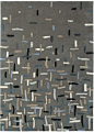 Bauhaus Minimal Design Rugs I | Estella Hail 85404 Hand Knotted Rug: 