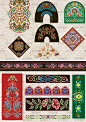 中国风传统纹样服饰底纹旗袍服装设计海报IA矢量平面设计素材-淘宝网