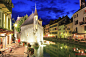 烈日炎炎做个夜行者 寻找全球最美夜景地
法国安纳西小镇夜景