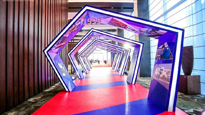 活动现场中的历程展示墙该怎么设计
