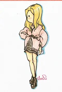 Fashion diary 手账简笔画 
#手绘##简笔画##时尚插画# 
工具:马克笔 樱花针管笔 
By: 岩启Mango 
曾用名：Yanqi